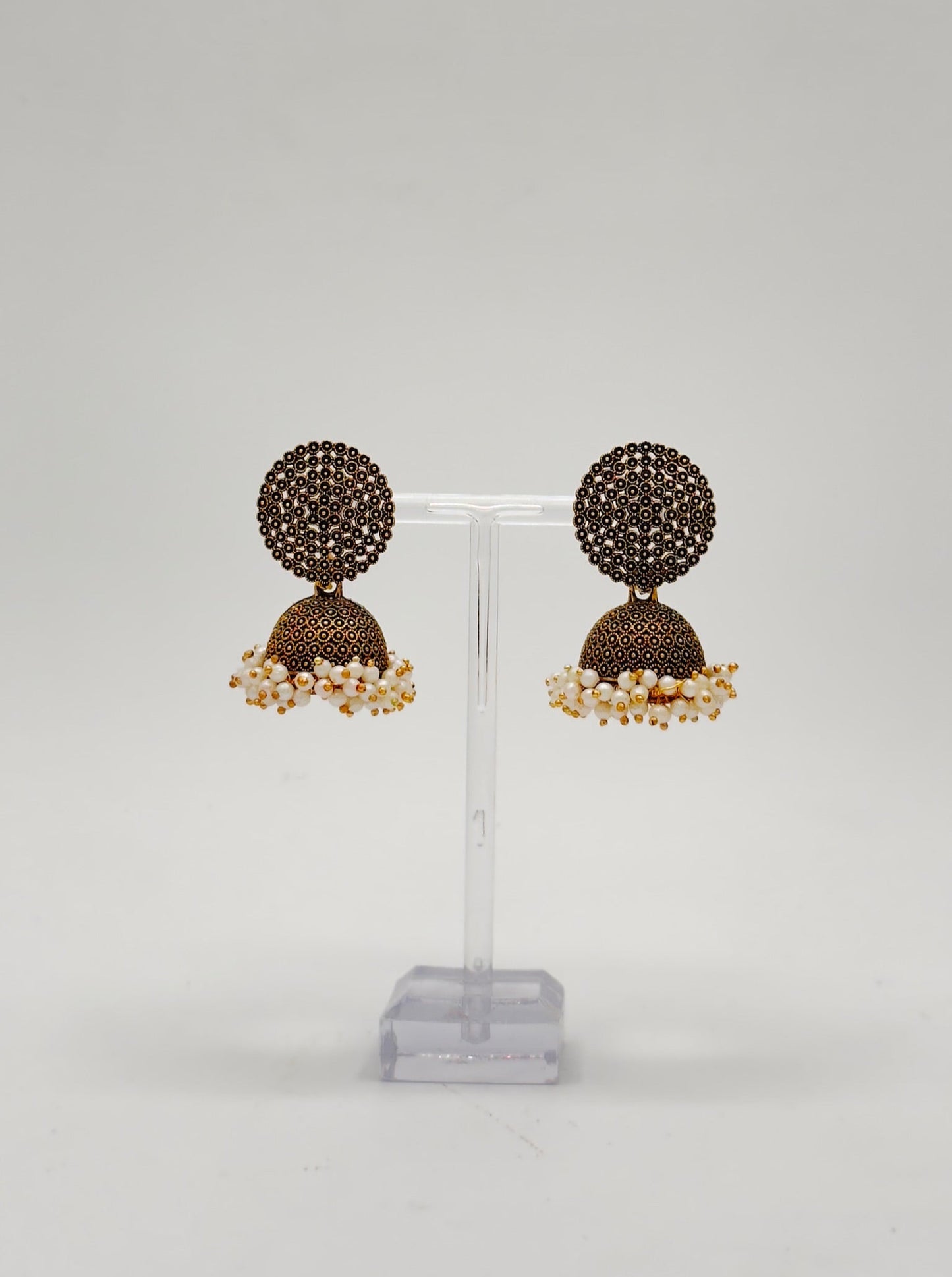 Pearl Jhumka Delight