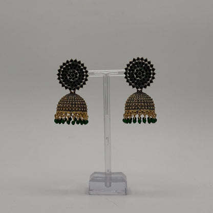 Gemstone Jhumka Radiance