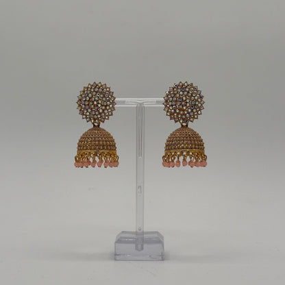 Gemstone Jhumka Radiance