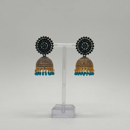 Gemstone Jhumka Radiance