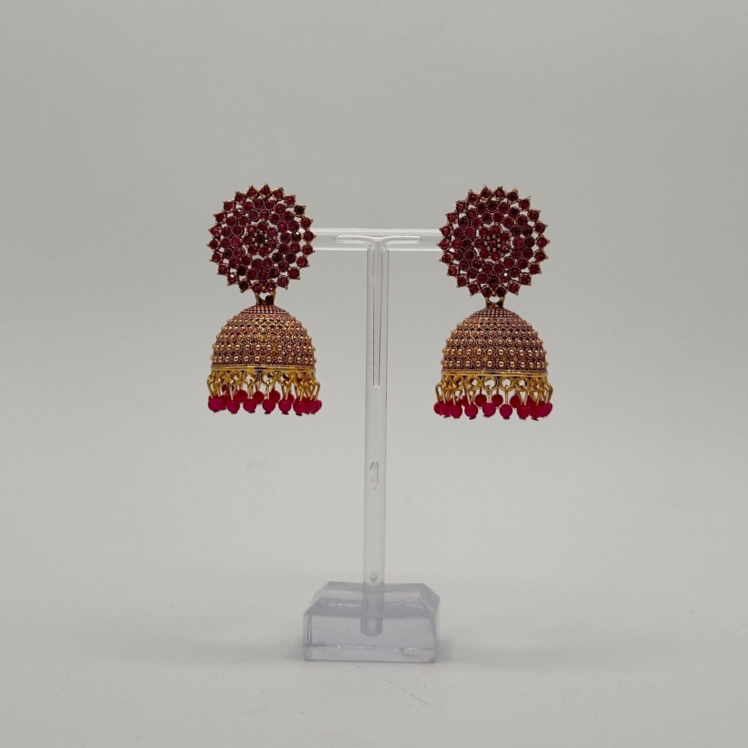 Gemstone Jhumka Radiance