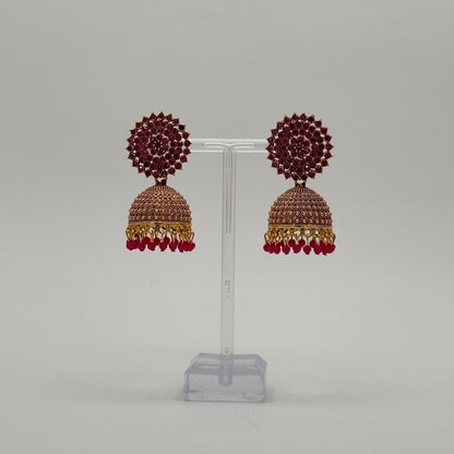 Gemstone Jhumka Radiance