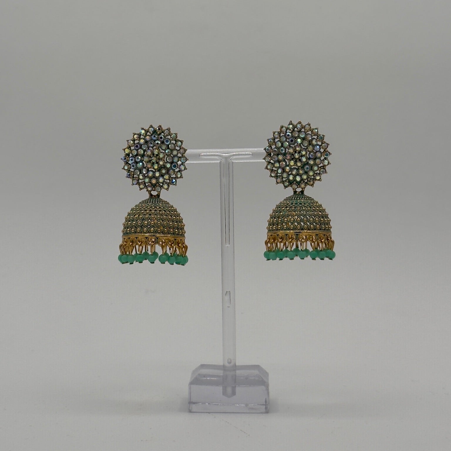 Gemstone Jhumka Radiance