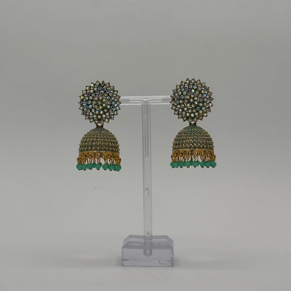 Gemstone Jhumka Radiance