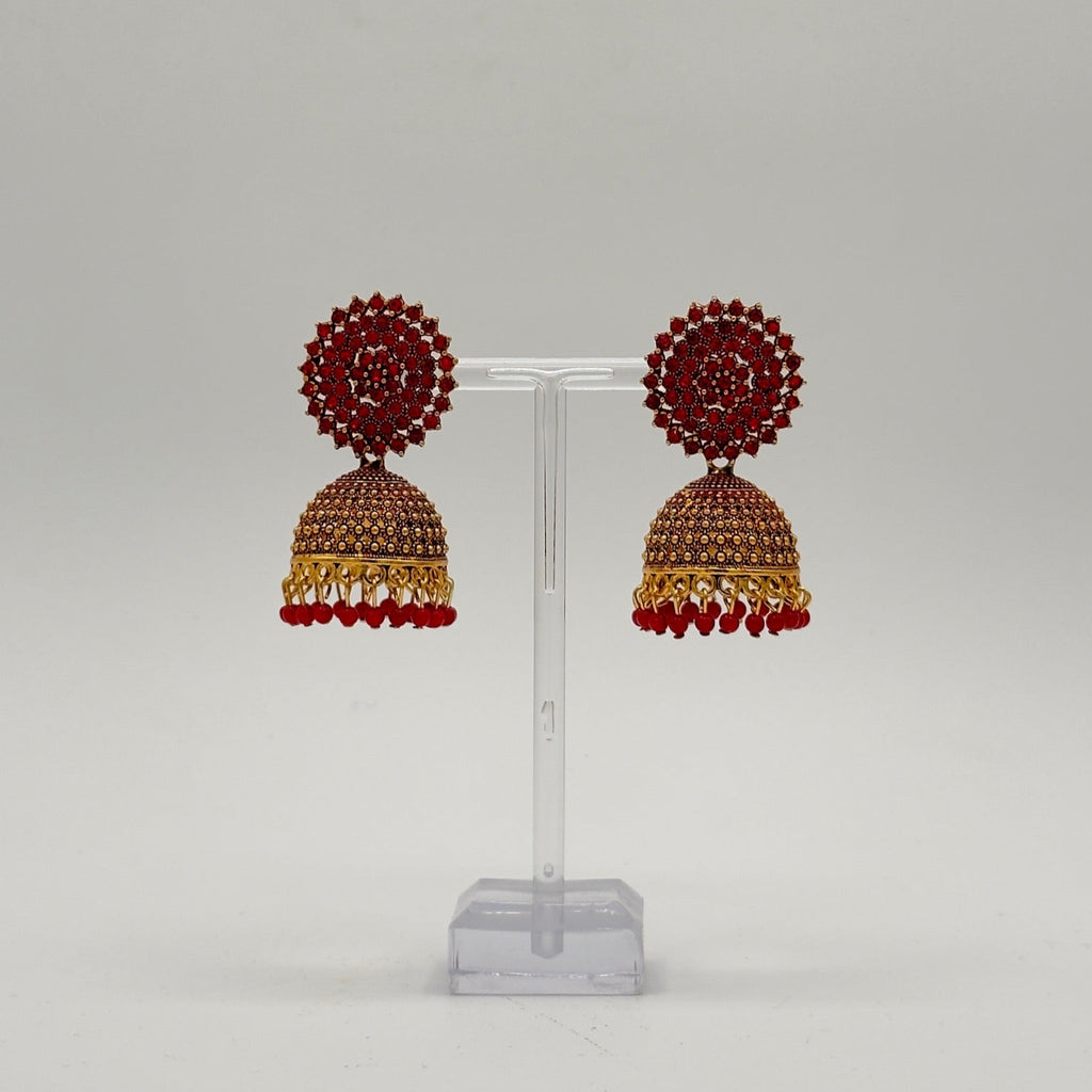 Gemstone Jhumka Radiance