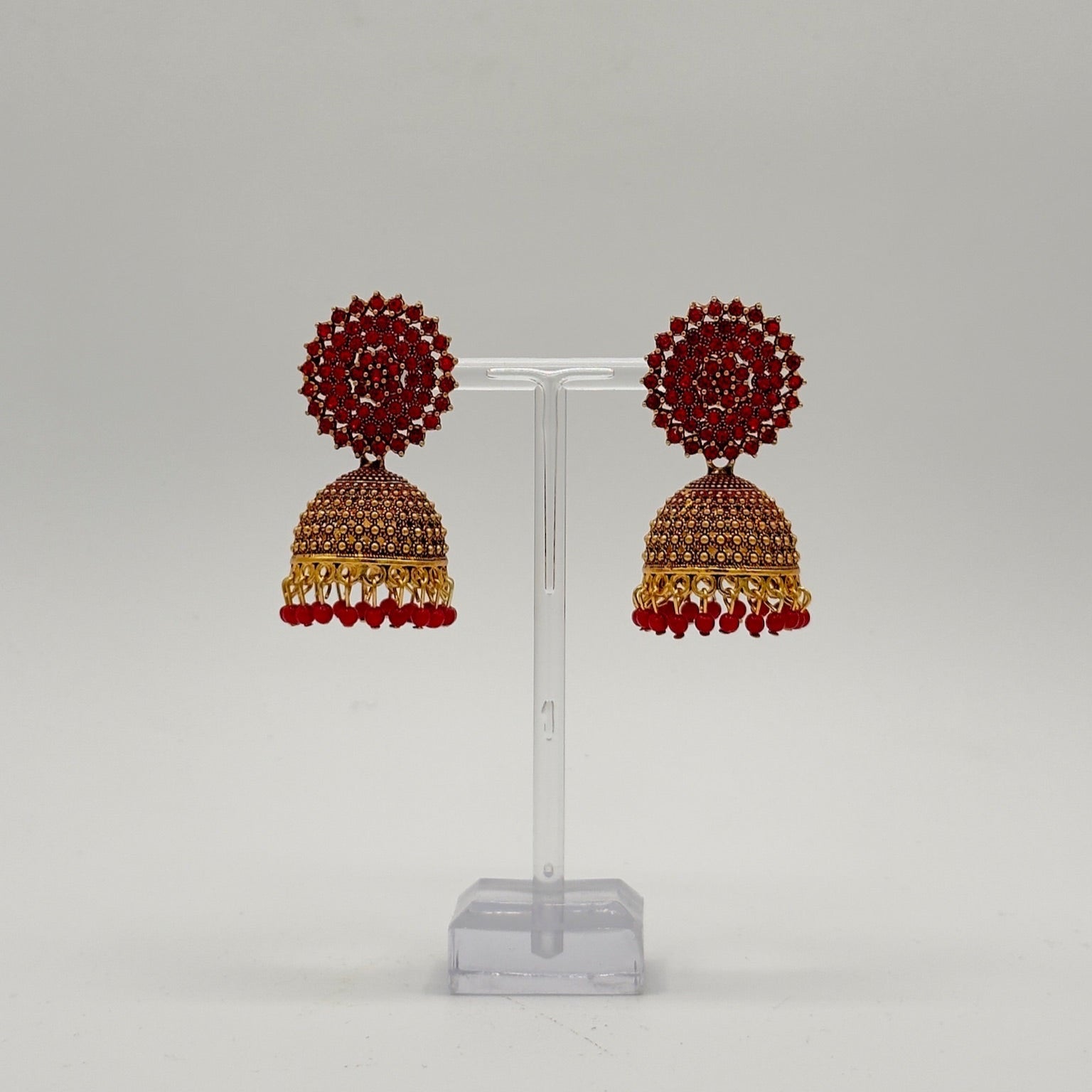 Gemstone Jhumka Radiance
