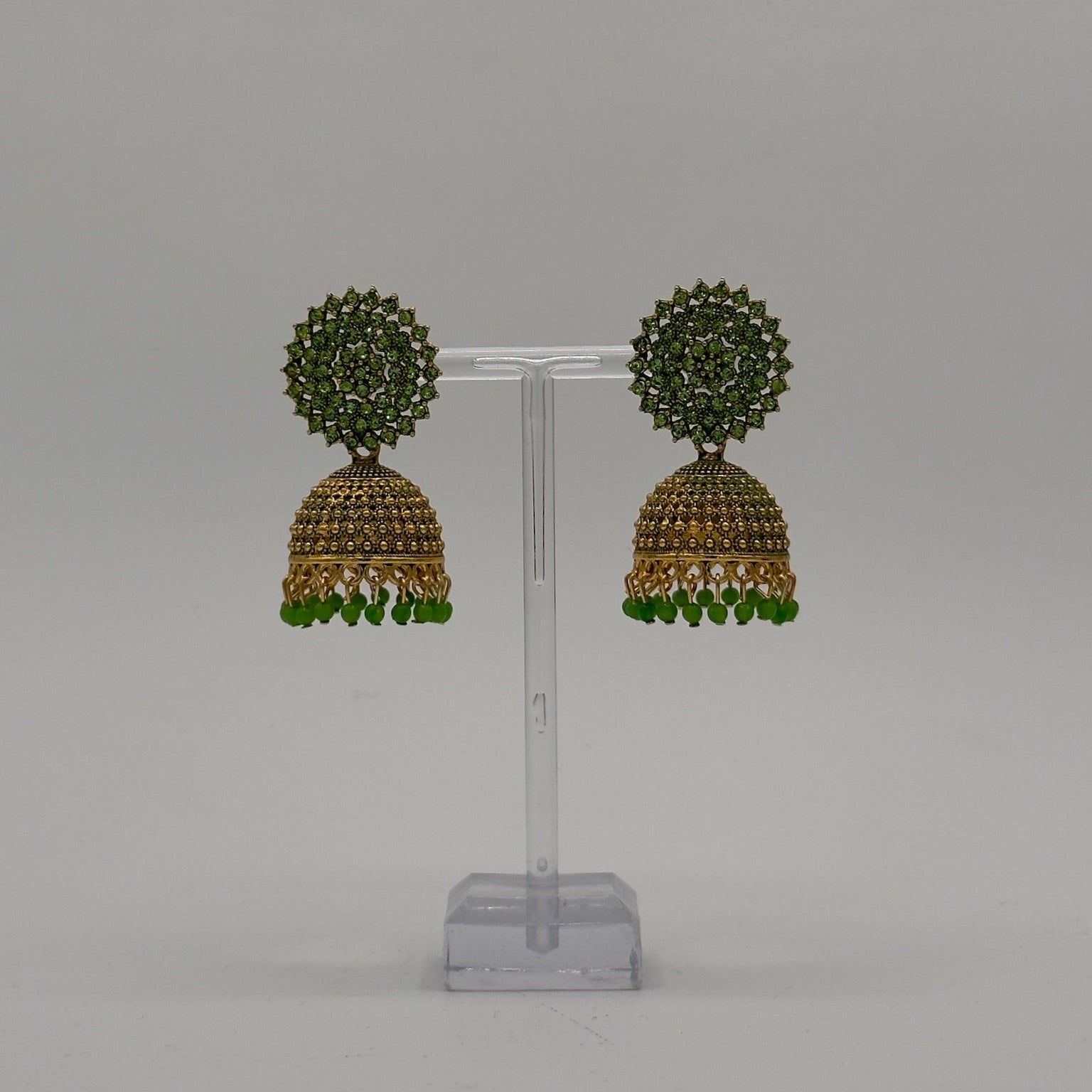 Gemstone Jhumka Radiance