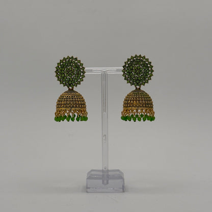 Gemstone Jhumka Radiance