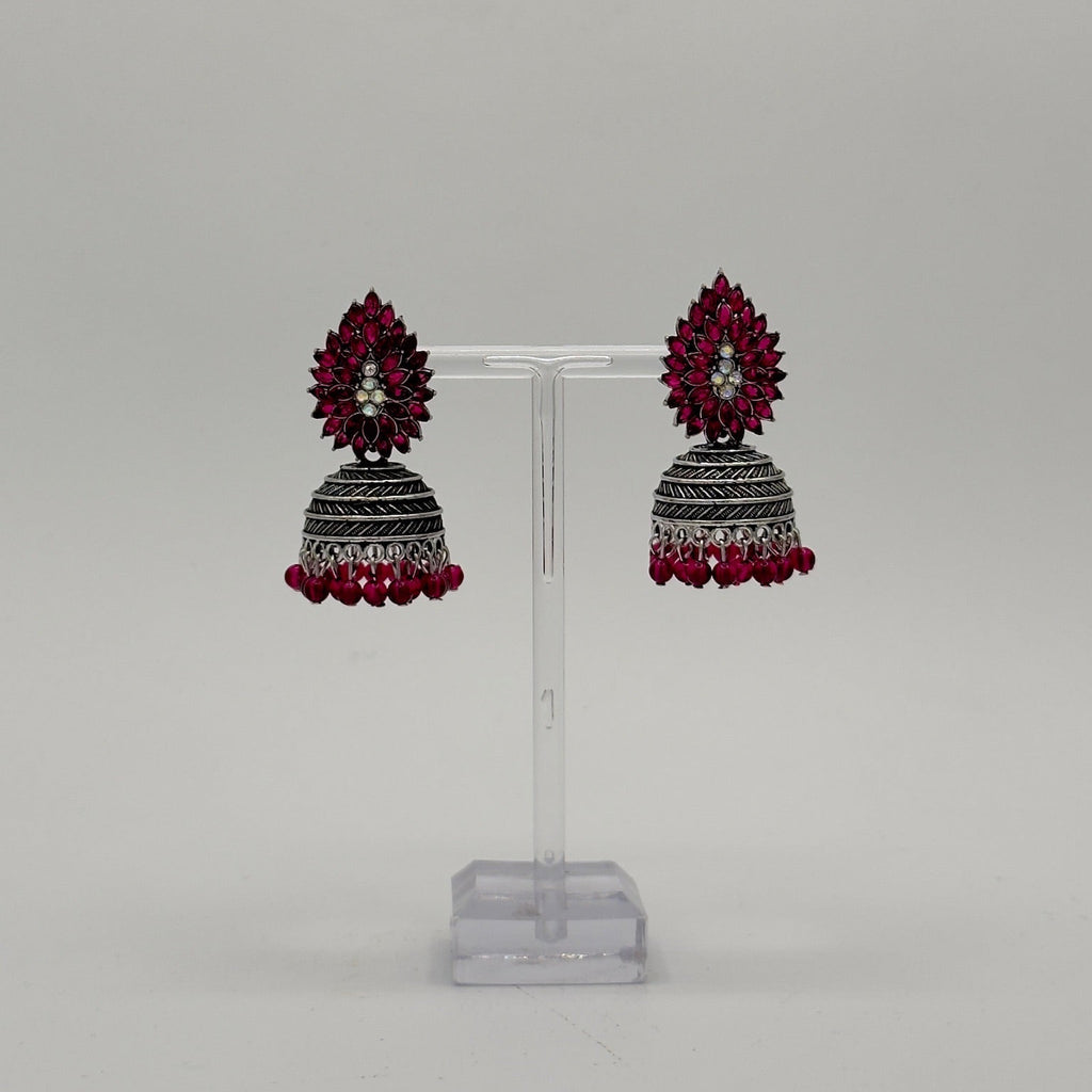 Floral Elegance Jhumka