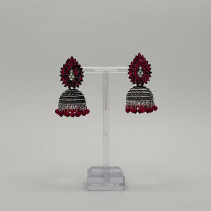 Floral Elegance Jhumka