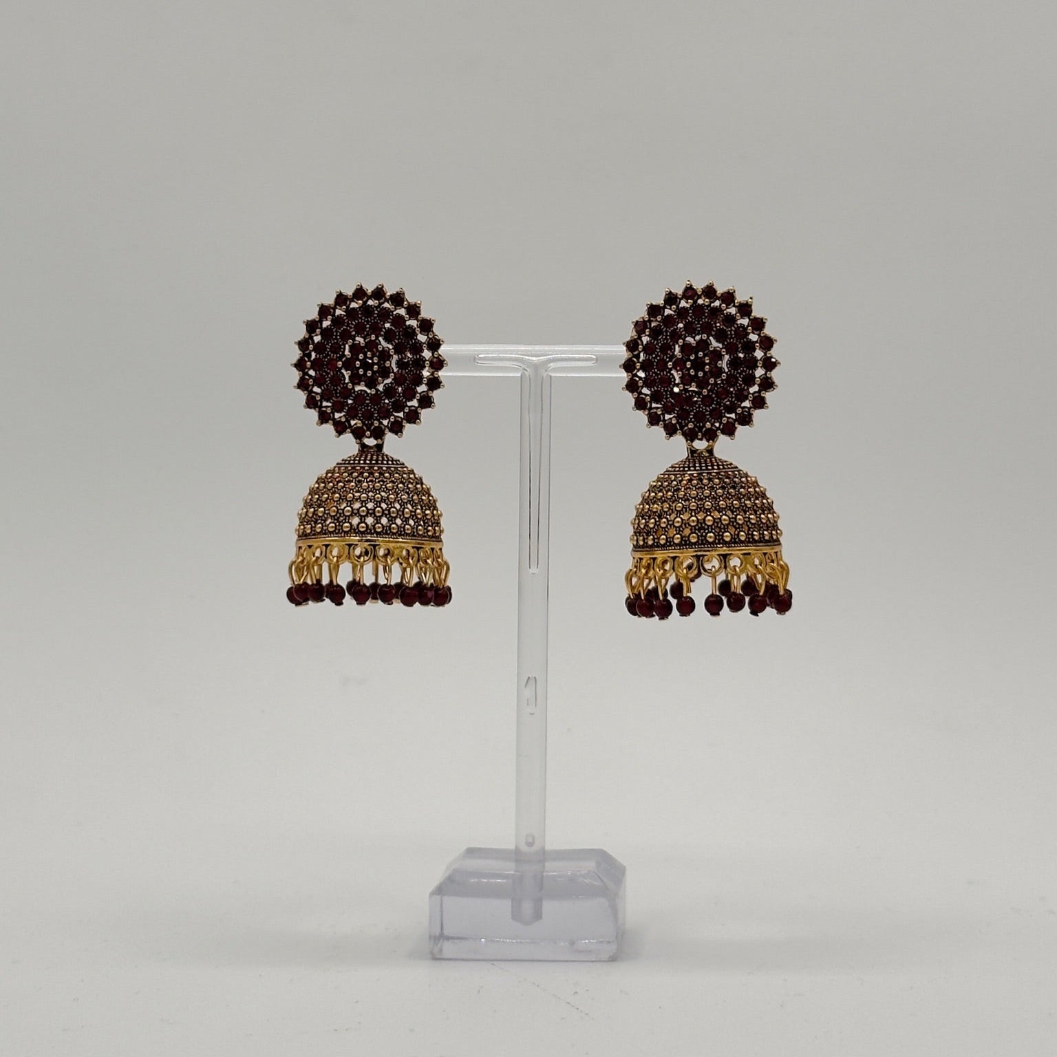 Gemstone Jhumka Radiance