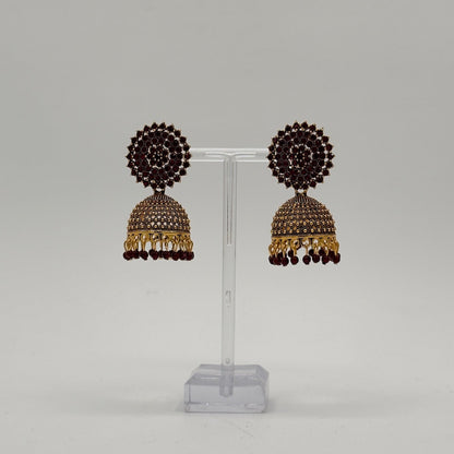 Gemstone Jhumka Radiance