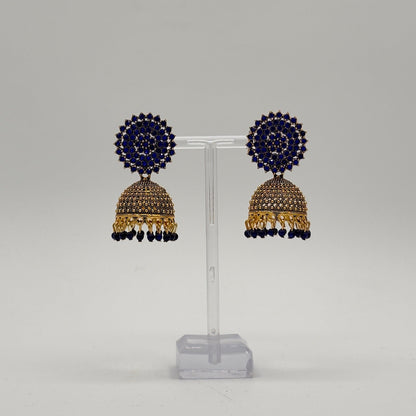 Gemstone Jhumka Radiance