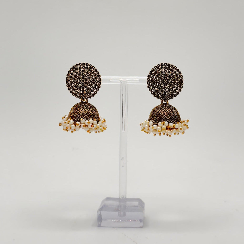 Pearl Jhumka Delight