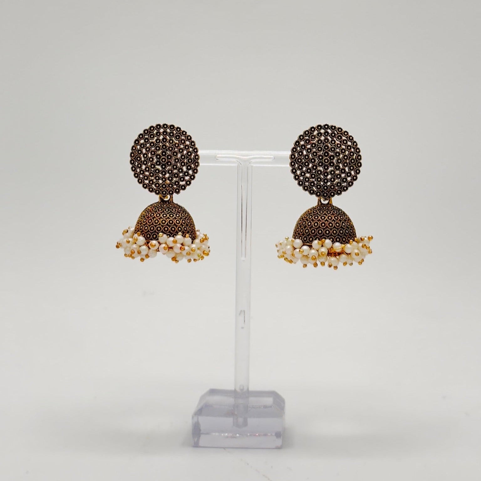 Pearl Jhumka Delight