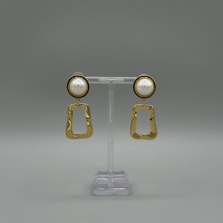 Elegance Pearl Drop Earrings