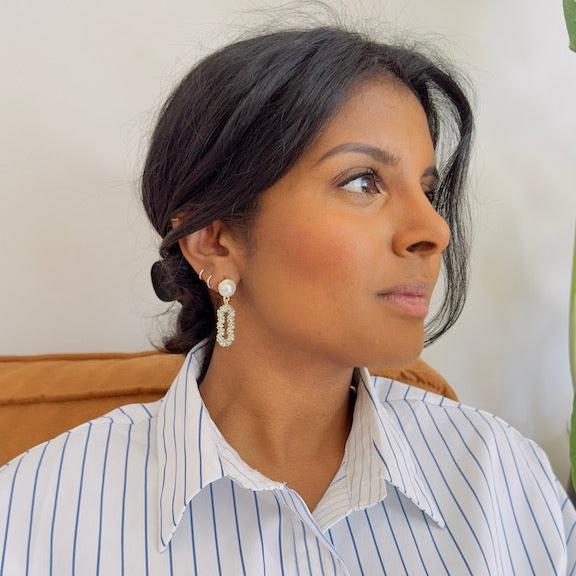 Pearl Luster Elegance Earrings