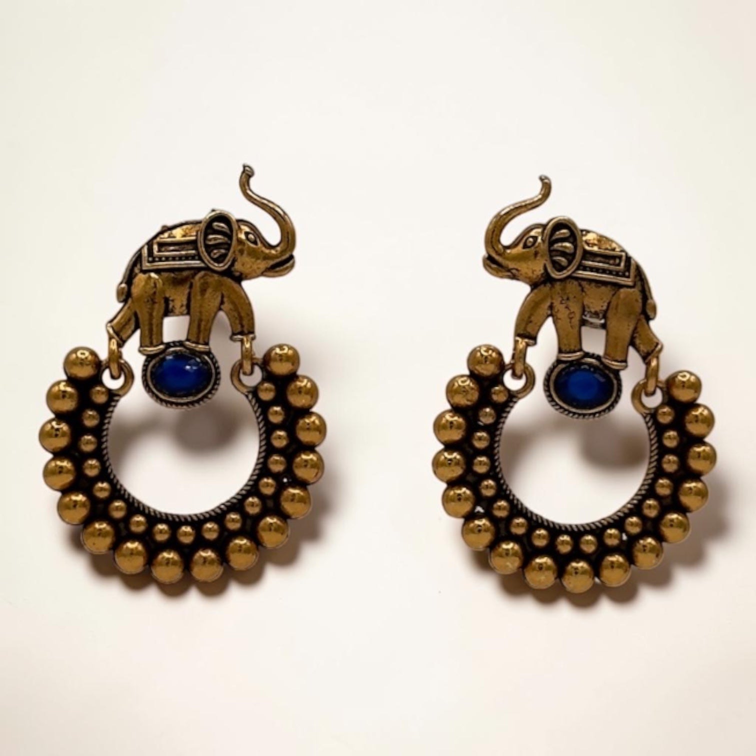 Elephant Hoop Treasures – Navi blue