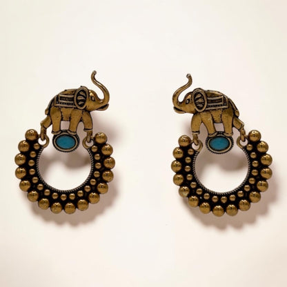 Elephant Hoop Treasures – Light blue