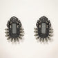 Regal Radiance Studs – Grey