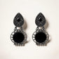 Royal Drop Earrings – Black