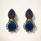Royal Drop Earrings – Navi blue