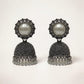 Pearl Grace Jhumka – Silver
