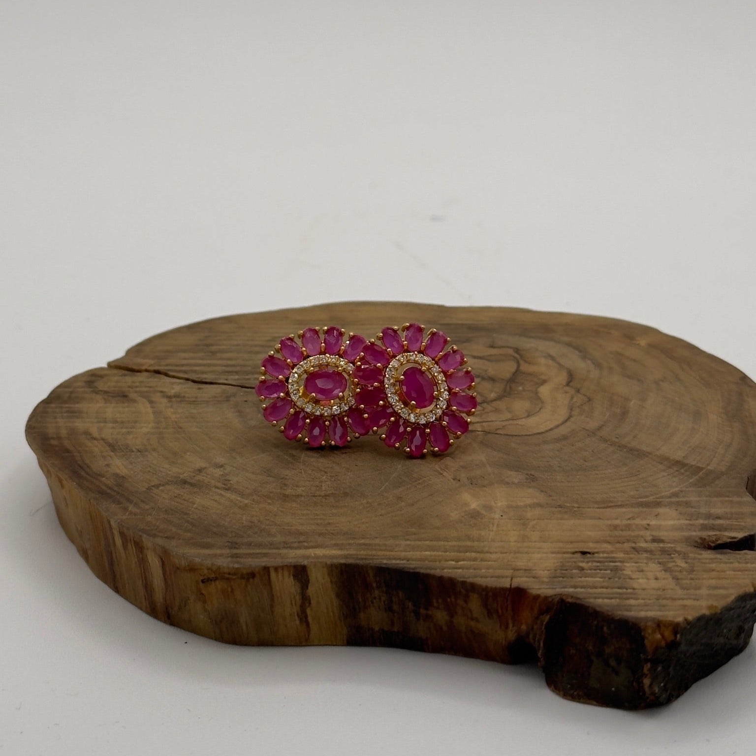 Floral Glam Studs
