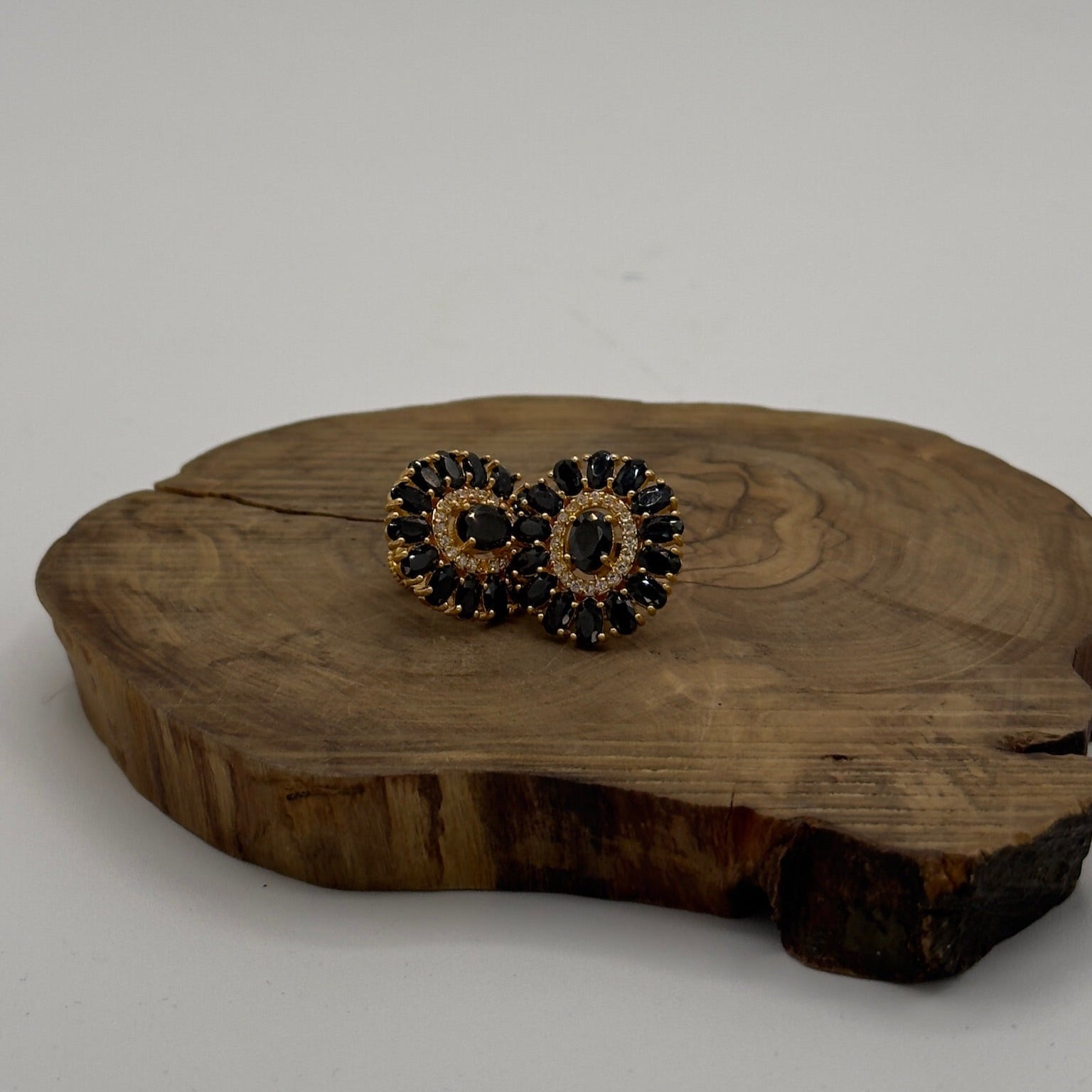 Floral Glam Studs