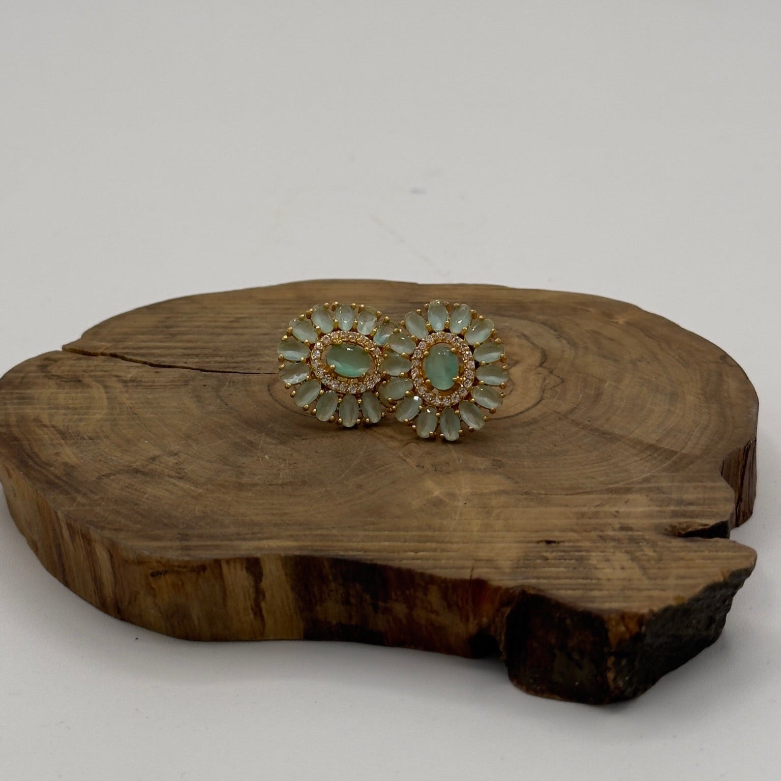 Floral Glam Studs