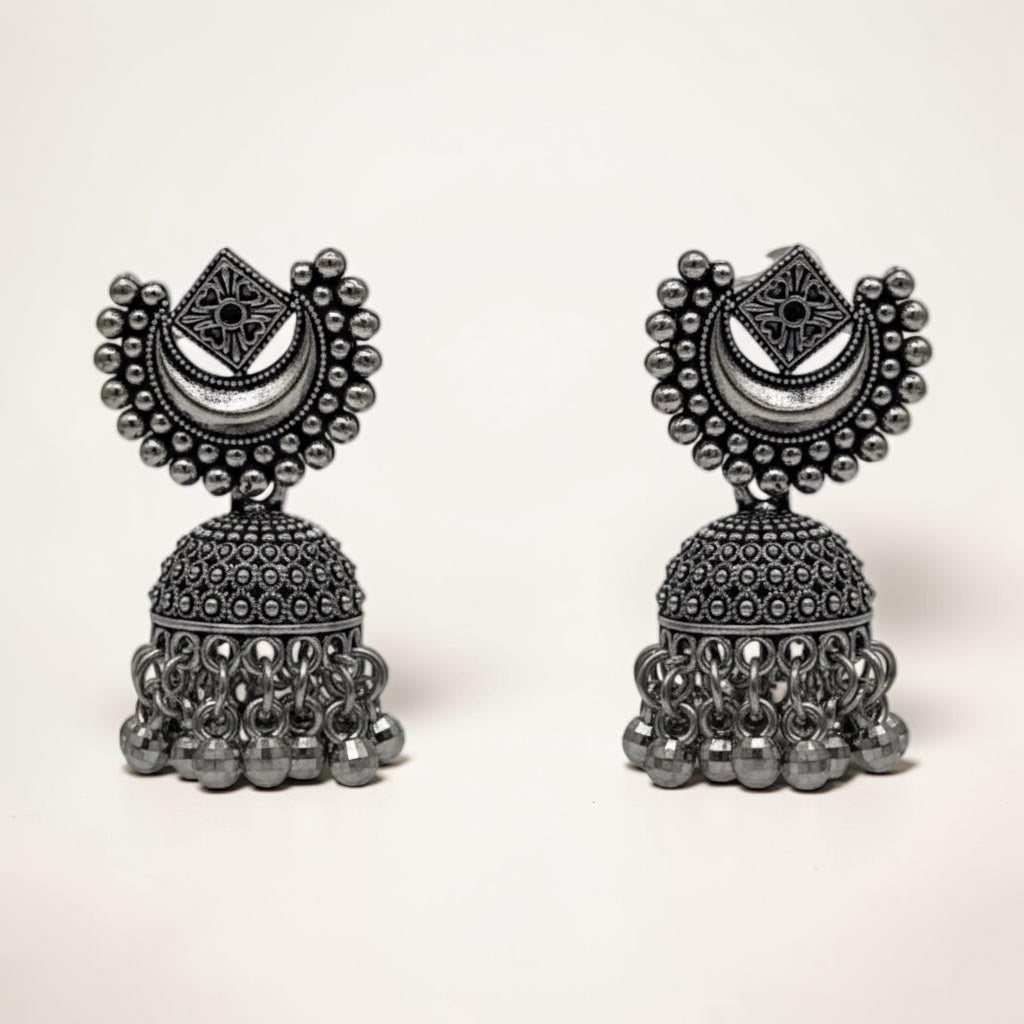 Chandra Jhumka – Silver