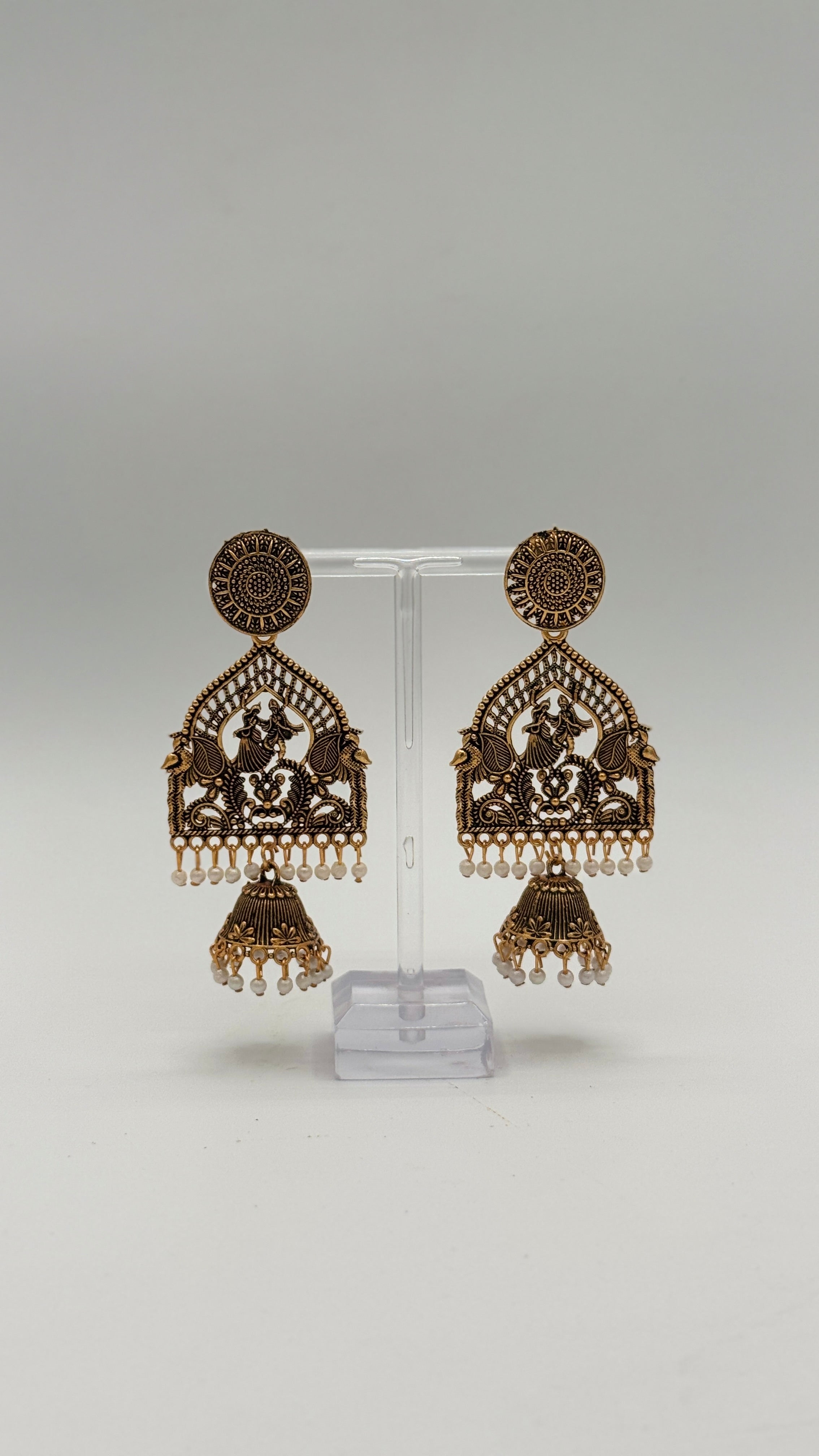 Heritage Bloom Jhumkas