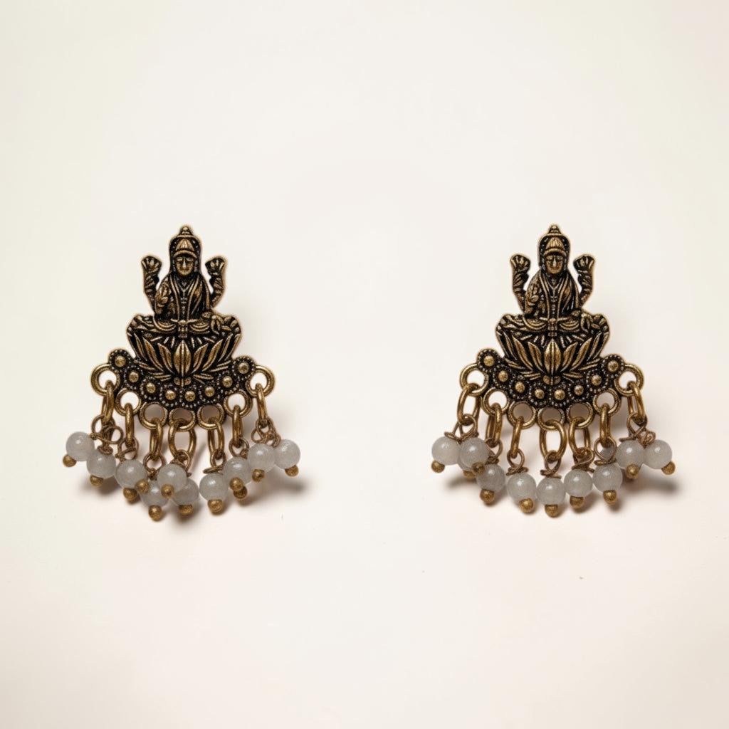 Graceful Charm Drops – Gold with pearls